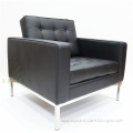 modern black leather sofa factory for living room